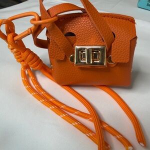 Orange Bag Charm